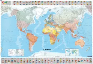 MAPA PLASTIFICADO TUBO EL MUNDO (ES) V.12