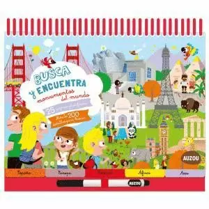 BUSCA Y ENCUENTRA MONUMENTOS DEL MUNDO. BLOC CON ANILLAS BUSCA Y ENCUENTRA MONUMENTOS DEL MUNDO. BLOC CON ANILLAS