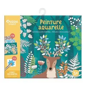 PINTURA EN ACUARELA: BOSQUE ENCANTADO