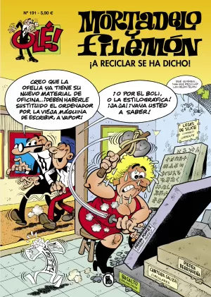 OLE MORTADELO 191. A RECICLAR SE HA DICHO OLE MORTADELO 191. A RECICLAR SE HA DICHO