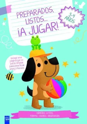 PREPARADOS, LISTOS... ¡A JUGAR! 3-4 AÑOS AZUL PREPARADOS, LISTOS... ¡A JUGAR! 3-4 AÑOS AZUL