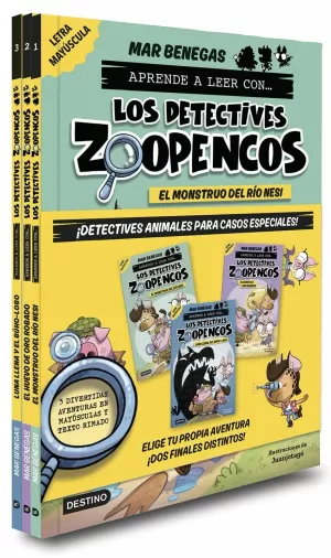PACK APRENDE A LEER CON...LOS DETECTIVES ZOOPENCOS 1-3. ELIGE TU HISTORIA PACK APRENDE A LEER CON...LOS DETECTIVES ZOOPENCOS 1-3. ELIGE TU HISTORIA