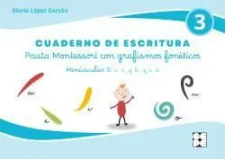 CUADERNO DE ESCRITURA. MINÚSCULAS 3: V, R, G, K, Q, C, Z