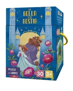 BELLA Y BESTIA PUZLE 30 PIEZAS + LIBRO