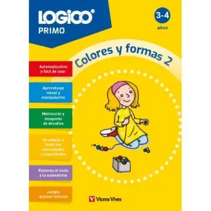 LOGICO PRIMO COLORES Y FORMAS 2 (3-4 AÑOS)