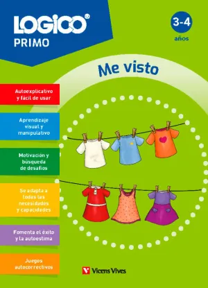 LOGICO PRIMO. ME VISTO (3-4 AÑOS) LOGICO PRIMO. ME VISTO (3-4 AÑOS)