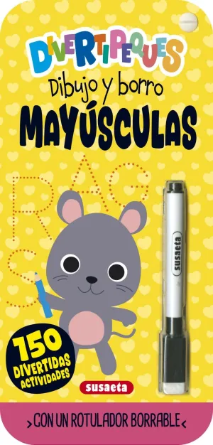 DIVERTIPEQUES MAYUSCULAS DIBUJO Y BORRO