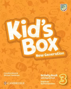 KID'S BOX NEW GENERATION ENGLISH FOR SPANISH SPEAKERS LEVEL 3 ACTIVITY BOOK WITH