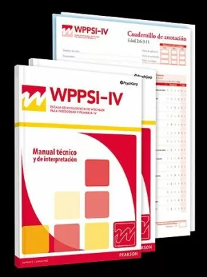 WPPSI-IV MANUAL DE APLICACIÓN Y CORRECCIÓN