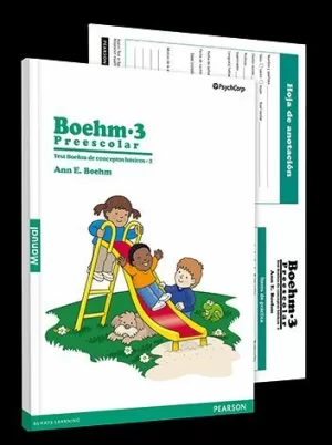 BOEHM 3 · PREESCOLAR MANUAL BOEHM 3 · PREESCOLAR MANUAL