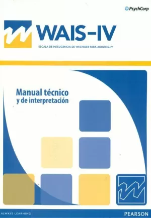WAIS IV MANUAL TECNICO Y DE INTERPRETACION