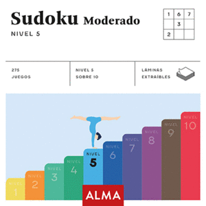SUDOKU MODERADO. NIVEL 5 (CUADRADOS DE DIVERSION)