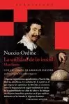 LA UTILIDAD DE LO INUTIL LA UTILIDAD DE LO INUTIL