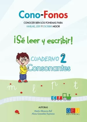 CONSONANTES. CUADERNO 2. CONO-FONOS
