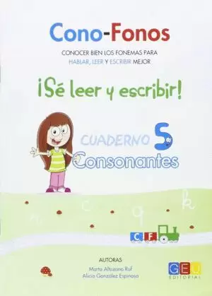 CONO-FONOS 3. ­SE LEER Y ESCRIBIR! CUADERNO 5