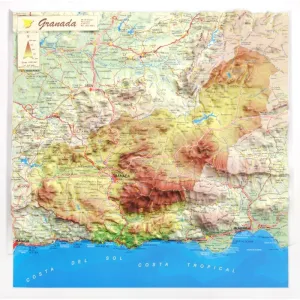 MAPA RELIEVE GRANADA 31X31 MAPA RELIEVE GRANADA 31X31