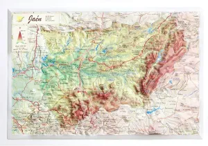 MAPA EN RELIEVE JAÉN. ESCALA 1:700.000, 31X21 CM MAPA EN RELIEVE JAÉN. ESCALA 1:700.000, 31X21 CM