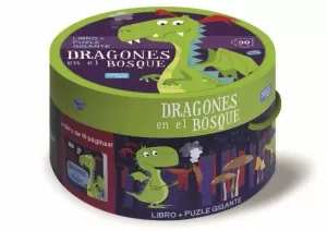 DRAGONES DEL BOSQUE CAJA REDONDA C/PUZZL