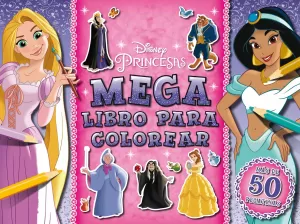 PRINCESAS MEGALIBRO PARA COLOREAR 3