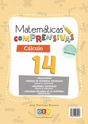 MATEMÁTICAS COMPRENSIVAS 14 MATEMÁTICAS COMPRENSIVAS 14