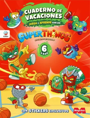 CUADERNO DE VACACIONES JUEGA Y APRENDE SUPERTHINGS