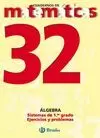 CUADERNOS DE MATEMATICAS 32