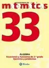 CUADERNOS DE MATEMATICAS 33