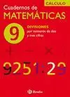 9 CUADERNOS DE MATEMATICAS