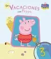 PEPPA PIG, DE VACACIONES CON PEPPA, EDUCACIÓN INFANTIL, 3 AÑOS. CUADERNO DE VACA