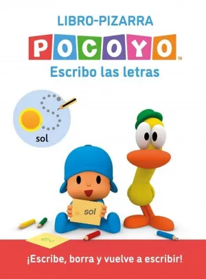 POCOYÓ. LECTOESCRITURA - ESCRIBO LAS LETRAS (LIBRO-PIZARRA)