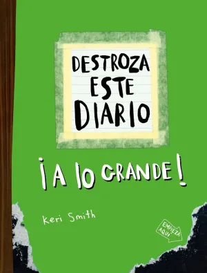 DESTROZA ESTE DIARIO. A LO GRANDE - VERDE FLUOR