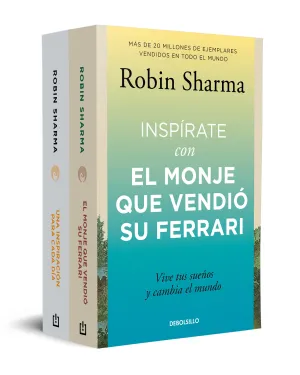PACK ROBIN SHARMA 2024 EL MONJE QUE VENDIO SU FERRARI + UNA INSPIRACIÓN PARA CADA DÍA