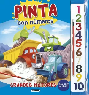 PINTA CON NUMEROS GRANDES MOTORES