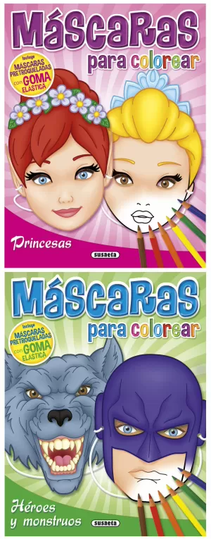 MASCARAS PARA COLOREAR