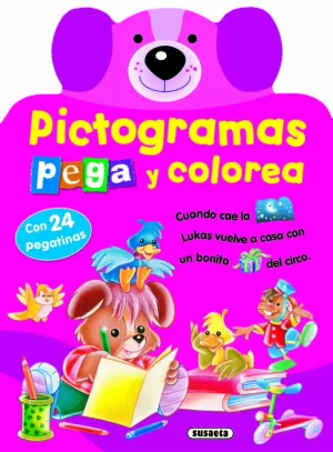PICTOGRAMAS PEGA Y COLOREA 4 PICTOGRAMAS PEGA Y COLOREA 4