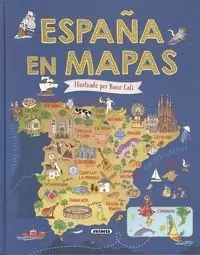 ESPAÑA EN MAPAS:ILUSTRADO POR DARIO CALI.(REF:2131