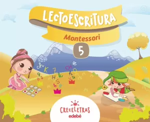 CRECELETRAS LECTOESCRITURA 5 MONTESSORI