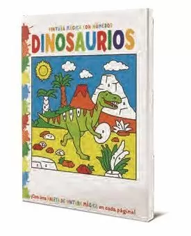 PINTURA MAGICA CON NÚMEROS: DINOSAURIOS