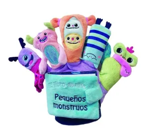 PEQUEÑOS MONSTRUOS LIBRO GUANTE CON TITERES DE DED