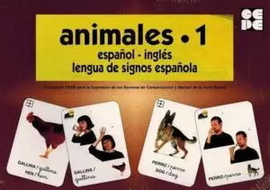 ANIMALES 1 ESPAÑOL INGLES LENGUA DE SIGNOS ESPAÑOLA