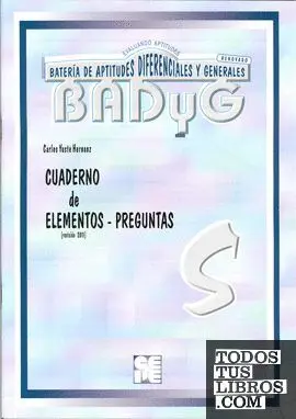 BADYG S CUADERNO DE PREGUNTAS