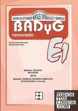BADYG E1 MANUAL TECNICO