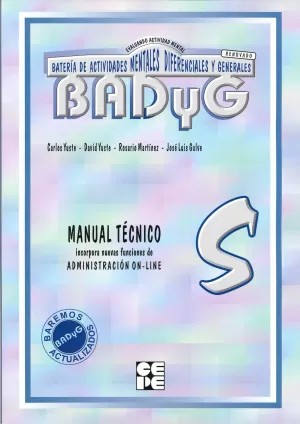 BADYG S. MANUAL TÉCNICO BADYG S. MANUAL TÉCNICO