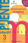 CUADERNO NÚMEROS 3 AÑOS-PUENTE INFANTIL