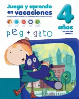 CUADERNOS DE VACACIONES 4 AÑOS PEG Y GATO CUADERNOS DE VACACIONES 4 AÑOS PEG Y GATO