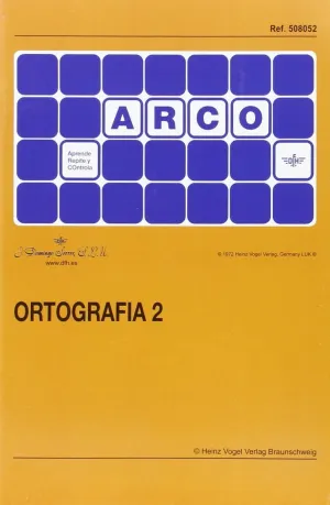 ORTOGRAFIA 2 ARCO ORTOGRAFIA 2 ARCO