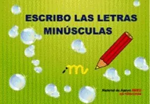 ESCRIBO LAS LETRAS MINUSCULAS MIMO
