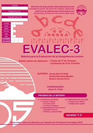 EVALEC-3 1 BATERIA + 1 USO DE CORRECCION