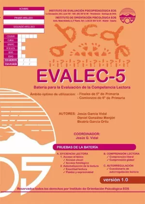 EVALEC 5 1 BATERIA + 1 USO DE CORRECCION