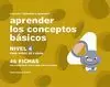 APRENDER CONCEPTOS BASICOS  NIVEL 4 COLOR NIÑOS DE 5 AÑOS